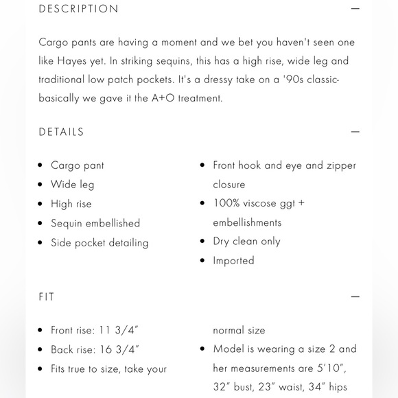 Alice and Olivia Hayes sequin cargo pants - Picture 16 of 16